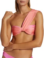 Maple One-Shoulder Bikini Top