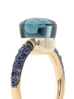 Nudo Classic Petit Two-Tone 18K Gold & Multi-Stone Ring