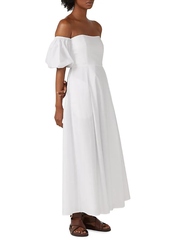 Ziggy Off-The-Shoulder Midi-Dress