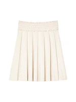 Pointelle Knit Skirt