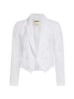 Wayne Cropped Double-Breasted Jacket