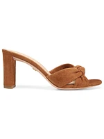 Ganita 76MM Suede Knotted Sandals