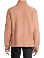 Slim-Fit Bouclé Quarter-Zip Sweater