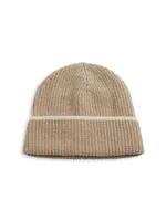 COLLECTION Ribbed Wool-Blend Beanie