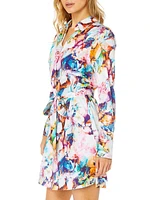 Charlotte Floral Cotton Long-Sleeve Dress