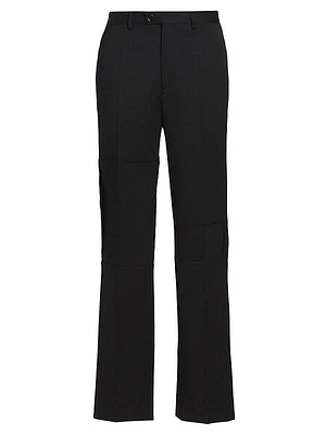 Virgin Wool-Blend Pants