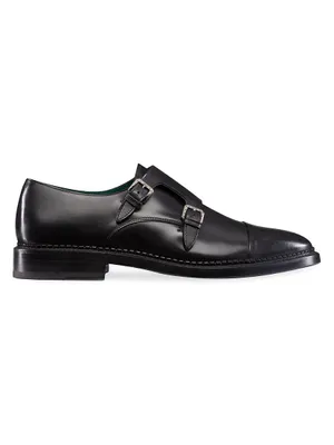 Calfskin Monk Strap Shoes