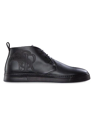 Calfskin Leather Chukka Boots