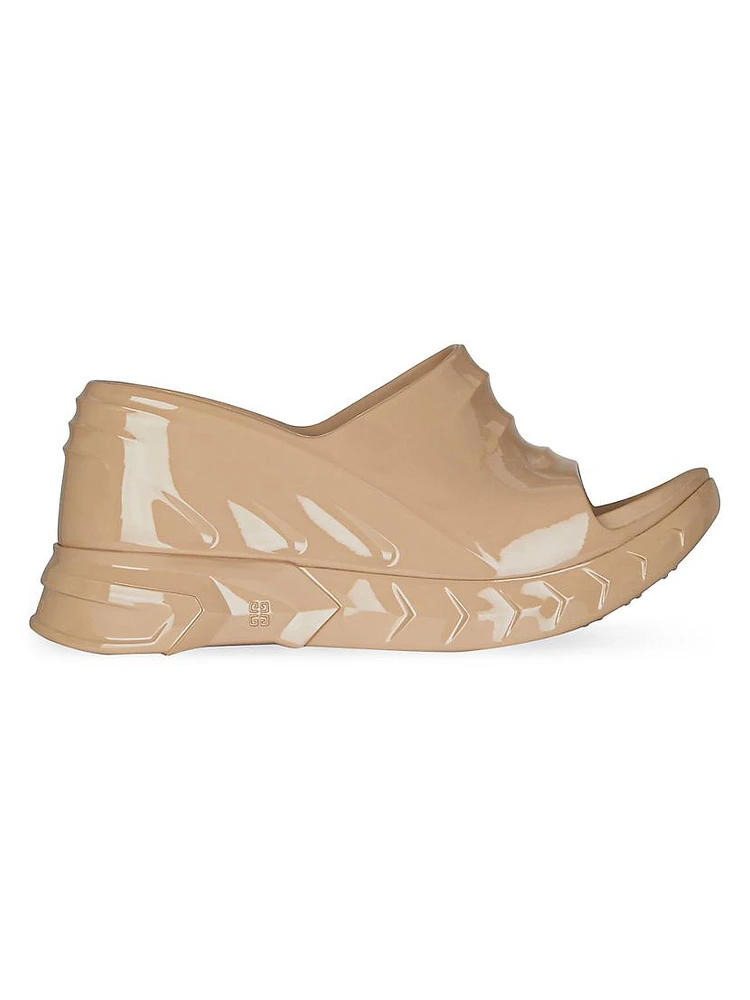 Marshmallow Wedge Sandals Rubber