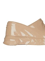 Marshmallow Wedge Sandals Rubber