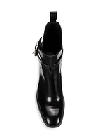 Alexa 70MM Leather Ankle-Strap Booties