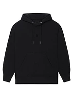 Slim Fit Hoodie Embroidered Felpa