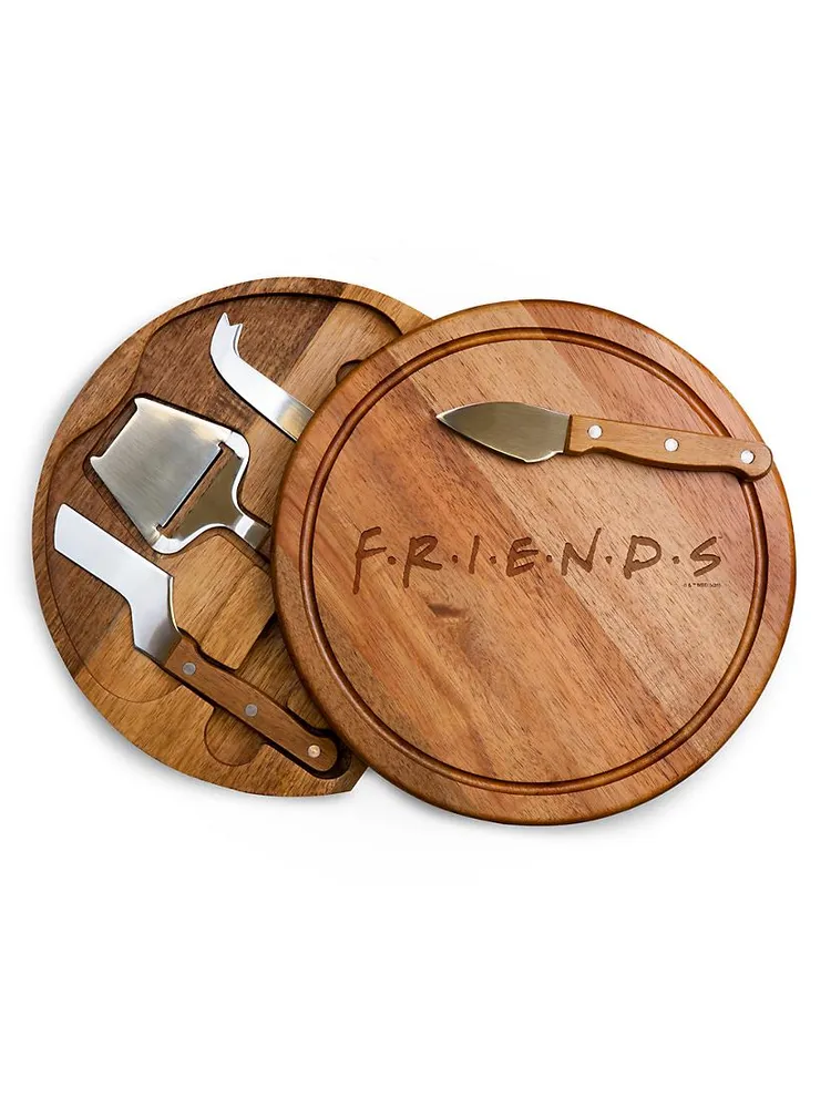 Friends Acacia Circo Cheese Cutting Board & Tools Set