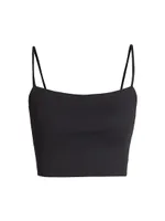 Essential Square-Neck Crop Top