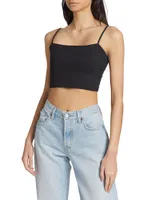 Essential Square-Neck Crop Top