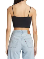 Essential Square-Neck Crop Top