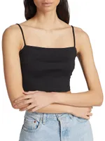 Essential Square-Neck Crop Top