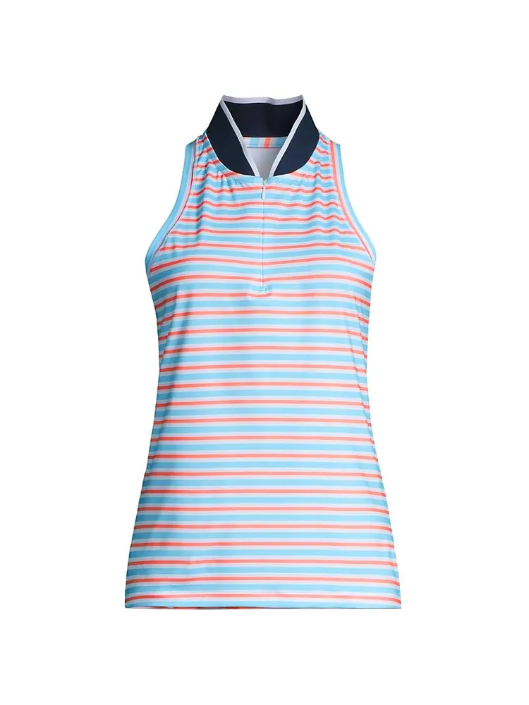 Courtside Sleeveless Polo Tank