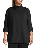 Deco Crepe Jacket