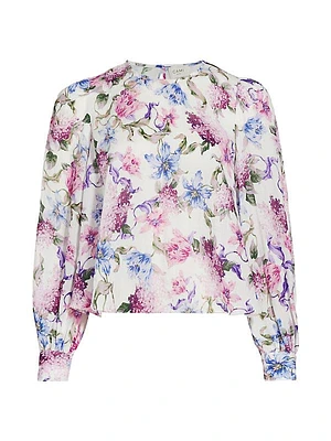 Vivi Long-Sleeve Floral Top