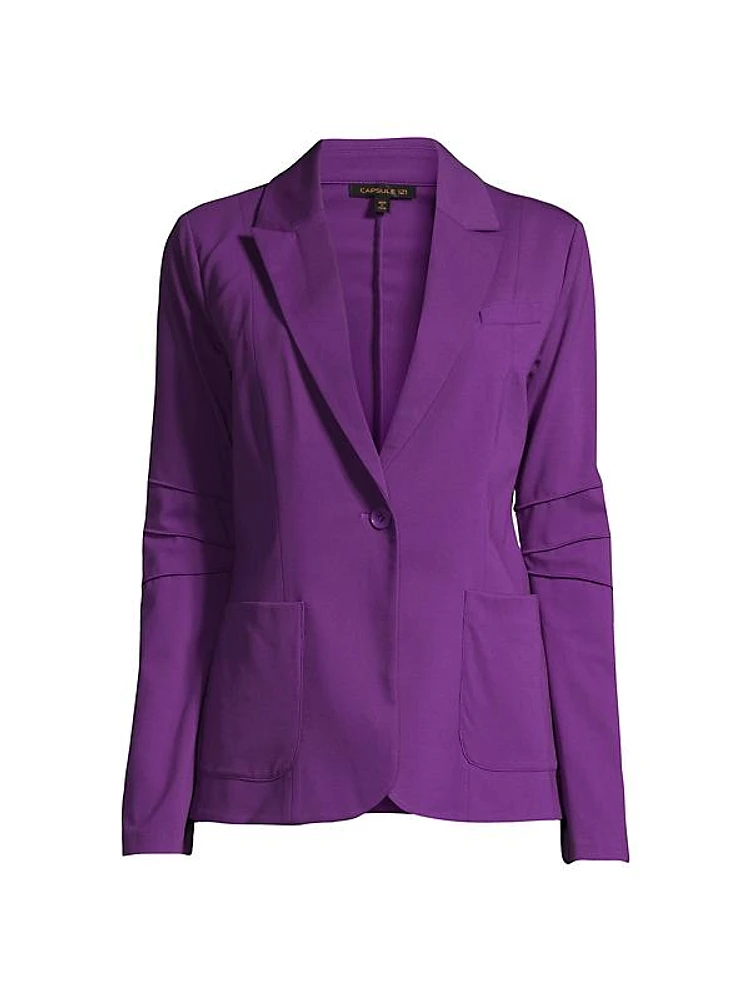 Lear One-Button Blazer