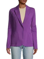 Lear One-Button Blazer