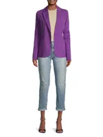 Lear One-Button Blazer