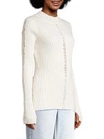 Composite Cotton-Blend Sweater