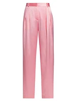 Emberlynn Silk Charmeuse Pants