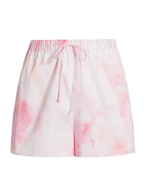 Tie-Dye Oversized Shorts