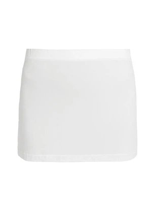 Elasticized Tube Miniskirt