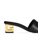 G Cube mules leather