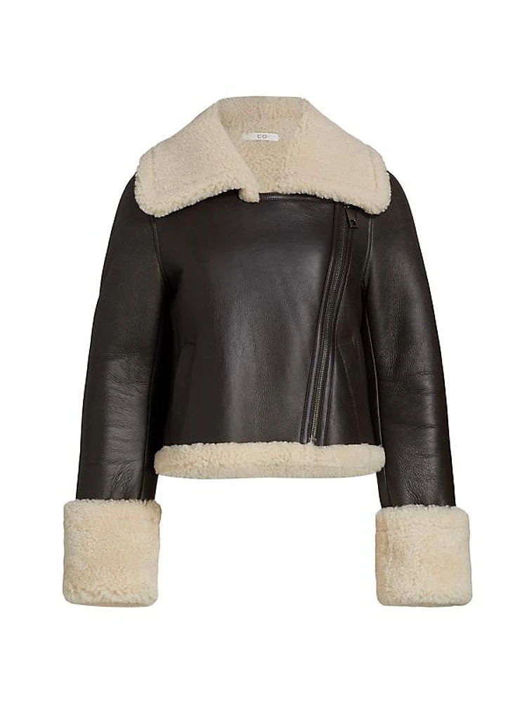 Shearling Cropped Jacket