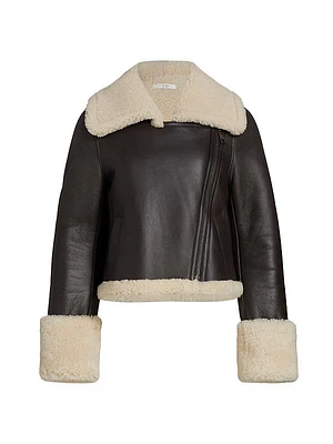 Shearling Cropped Jacket