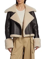 Shearling Cropped Jacket