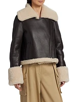 Shearling Cropped Jacket