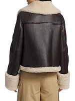 Shearling Cropped Jacket