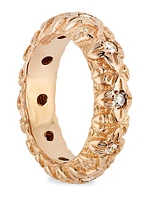 Luxury 18K Yellow Gold & 0.5 TCW Diamond Band