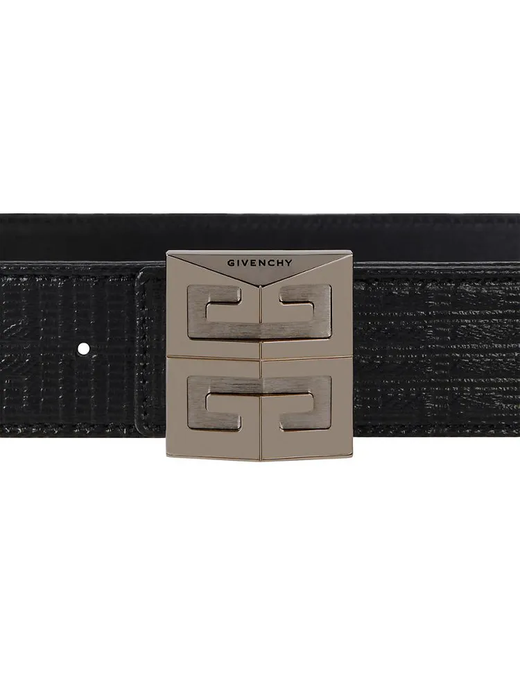 4G Reversible Belt Leather and Coated Canvas