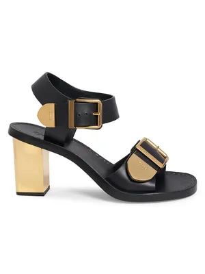 Rebecca 73MM Leather Sandals