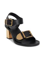 Rebecca 73MM Leather Sandals