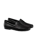 Matted Crocodile Loafers