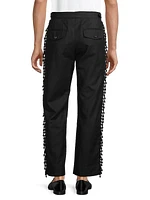 Beaded Fringe Trousers