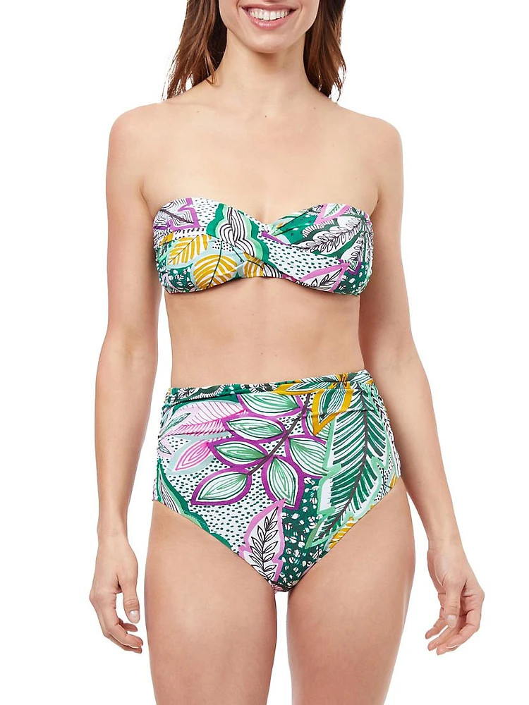 Tropic Boom Bandeau Bikini Top