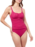 Tutti Frutti Shirred One-Piece Swimsuit