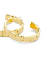 Ricki 18K Gold-Plate Hoop Earrings
