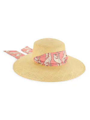 Toquilla Straw Lampshade Cordovan Hat