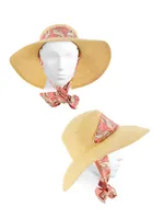 Toquilla Straw Lampshade Cordovan Hat