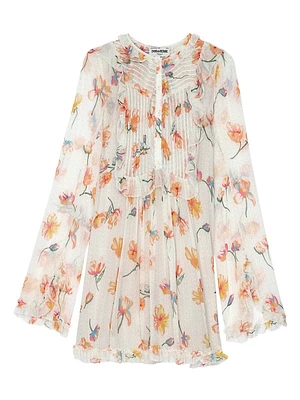 Rackel Floral Chiffon Minidress