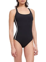 Painterly One-Piece Swimsuit